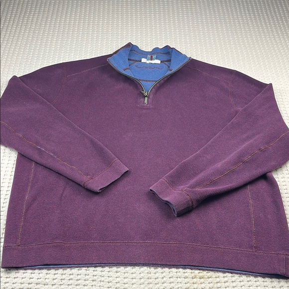 Other - Tommy Bahama Men’s Reversible 1/4-Zip Pullover Sweater Size X-Large Pre Owned